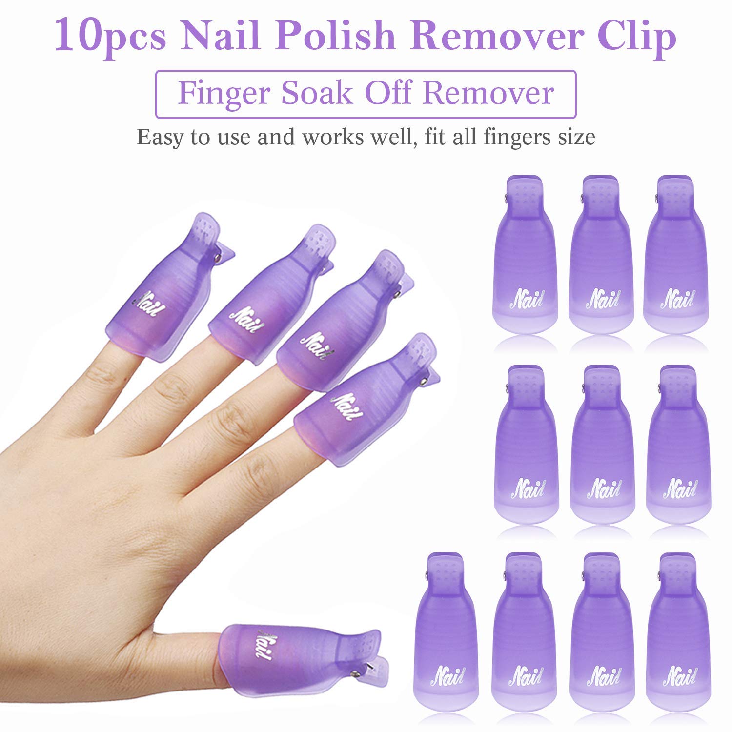 Nail Art Gel Polish - LULAA 10Pcs/16Pcs Plastic Acrylic Nail Art