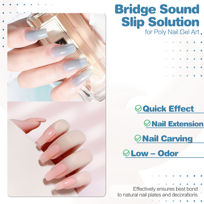 1pcs 2- in- 1 Poly Gel Nail Sl - Nail Art Gel Polish recension och pris