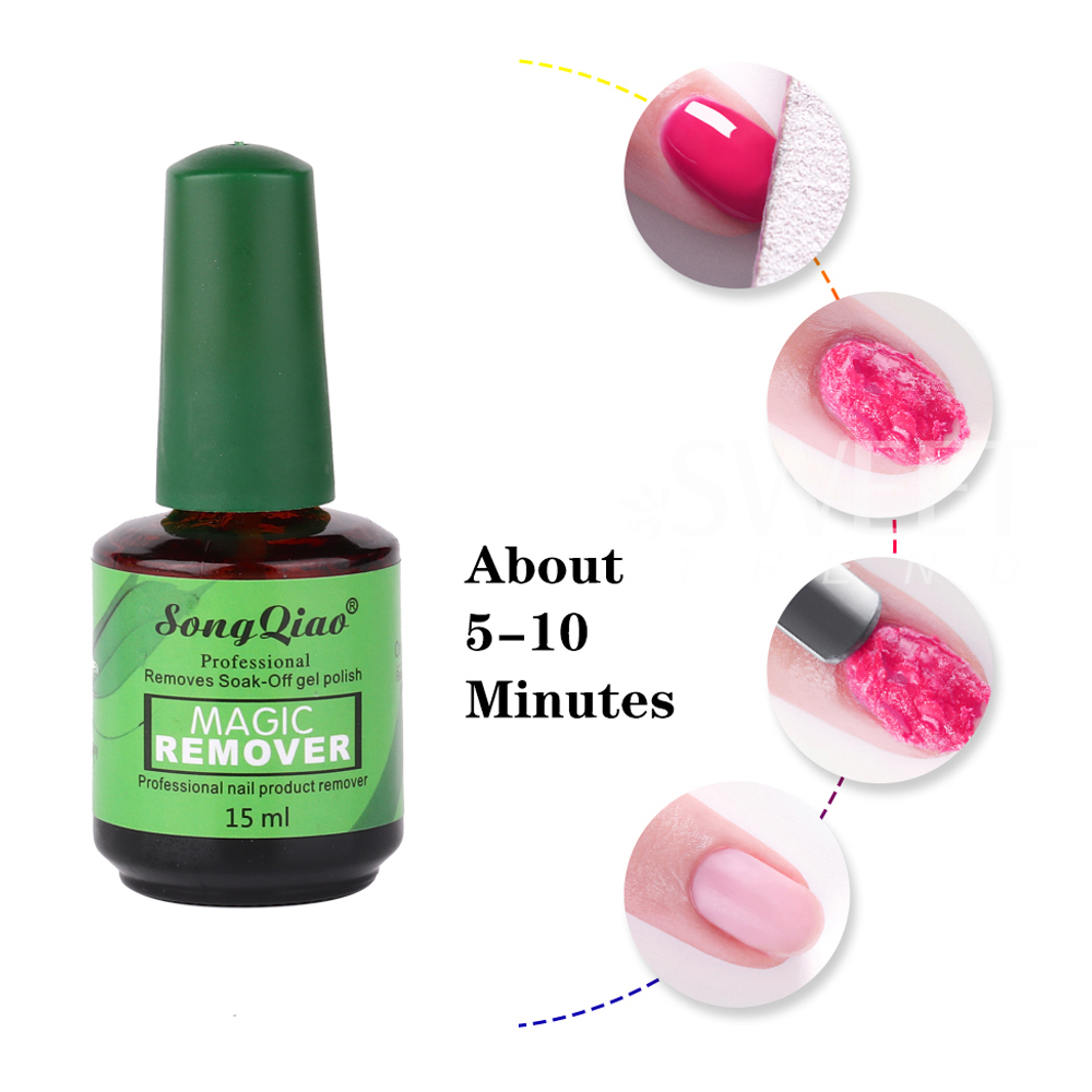 1/2/3pcs 15ml Nail Remover Bur - Nail Art Gel Polish recension och pris