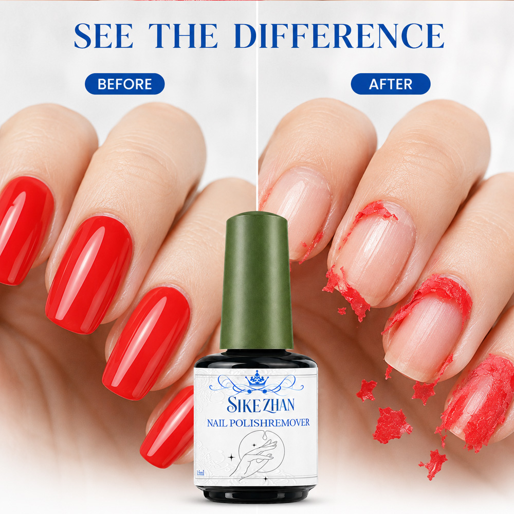 SIKEZHAN Fast Magic Gel Remove - Nail Art Gel Polish recension och pris